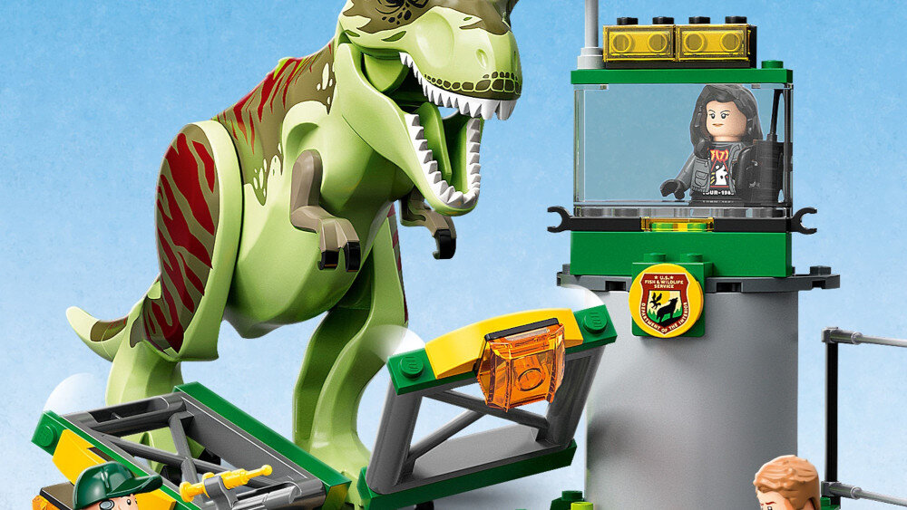 LEGO Jurassic World Ucieczka tyranozaura - prezent