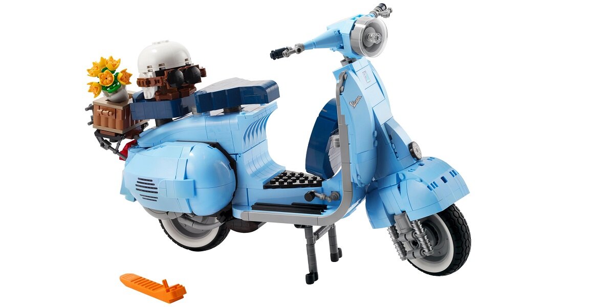LEGO Creator Vespa 125 10298 kreatywność zabawa rozwój klocki figurki minifigurki jakość tradycja konstrukcja nauka wyobraźnia role jakość bezpieczeństwo wyobraźnia budowanie pasja hobby