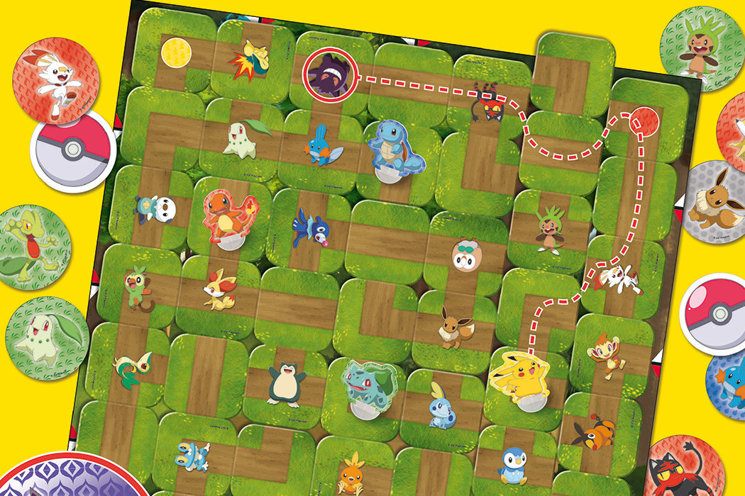 Gra planszowa RAVENSBURGER Labyrinth Pokemon 27036 rodzina pokemon