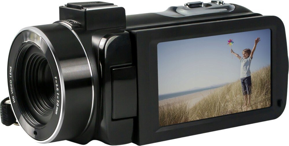 Kamera AGFAPHOTO Realimove CC2700 obsługa ekran lampa akumulator karty pamięci