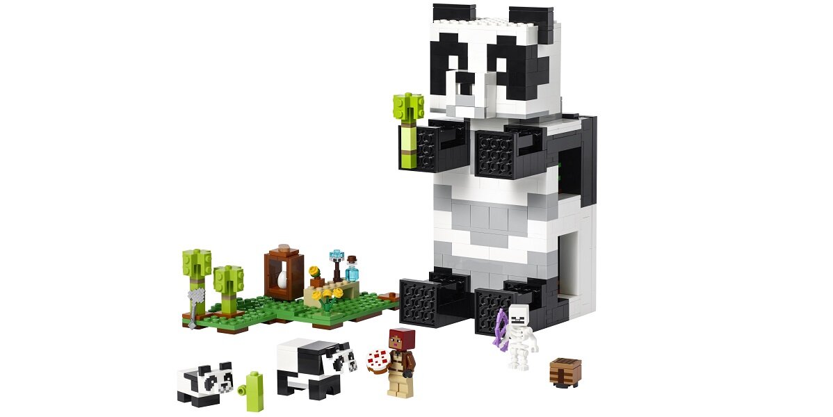 LEGO Minecraft Rezerwat pandy 21245 dziecko kreatywność zabawa nauka rozwój klocki figurki minifigurki jakość tradycja konstrukcja nauka wyobraźnia role jakość bezpieczeństwo wyobraźnia budowanie pasja hobby funkcje instrukcje