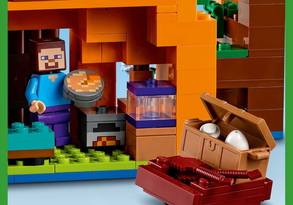 LEGO 21248 Minecraft Dyniowa farma zabawa edukacja rozwój wyposażenie kreatywność