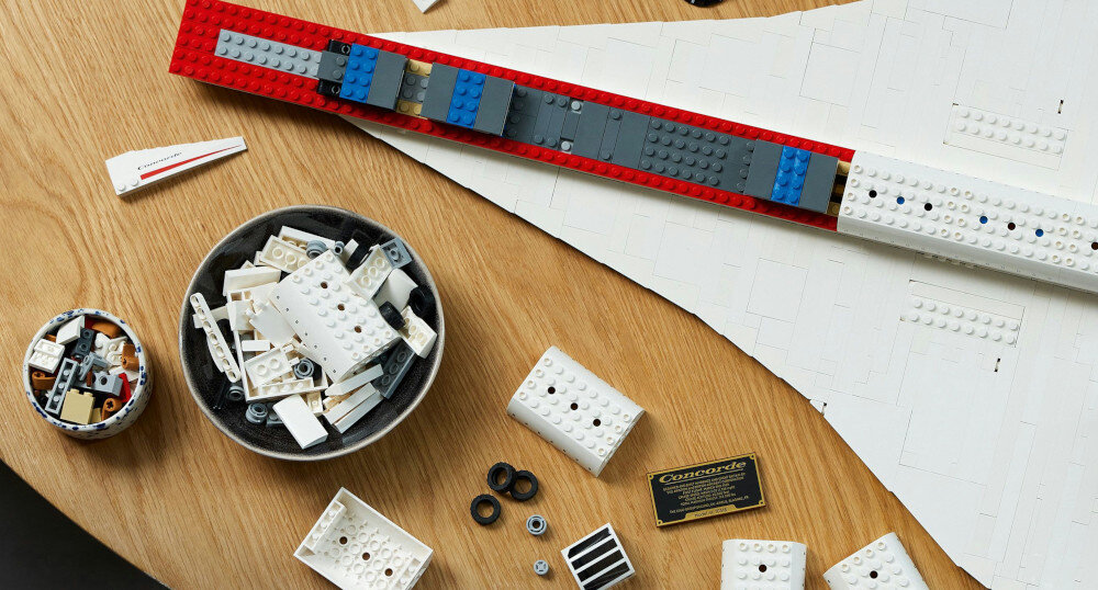 KLOCKI LEGO ICONS CONCORDE 10318 zestaw prezent projekt