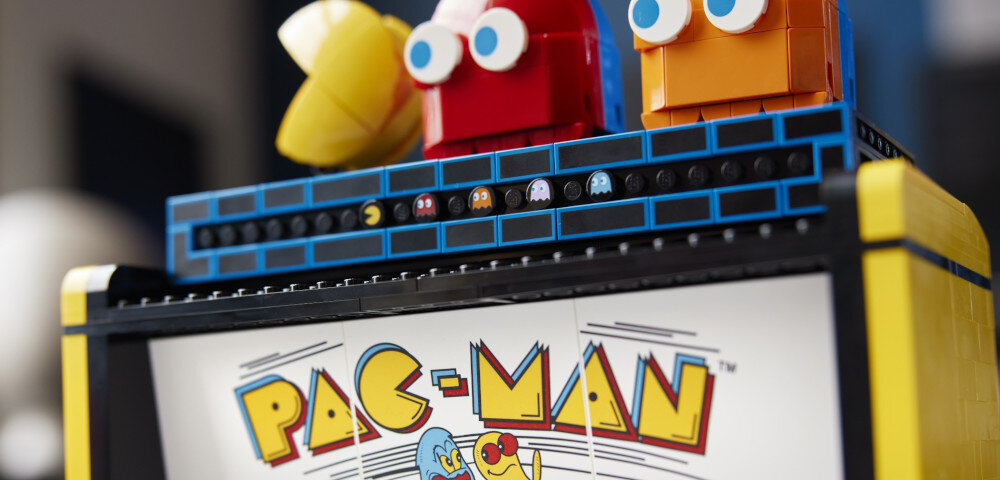 KLOCKI LEGO ICONS AUTOMAT DO GRY PAC-MAN 10323 Automat do gry detale kolekcjonerski zestaw