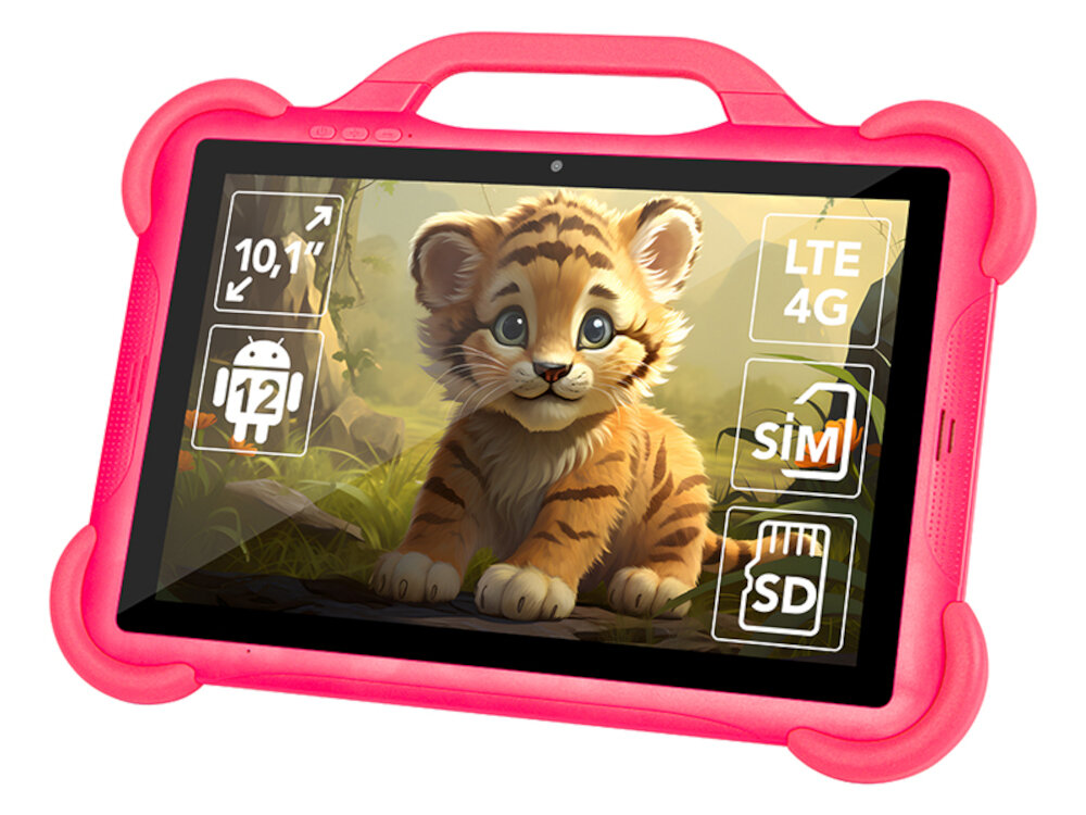 Tablet BLOW KidsTab 10 Rozowy rozwoj umiejetnosci interaktywny kreatywnosc