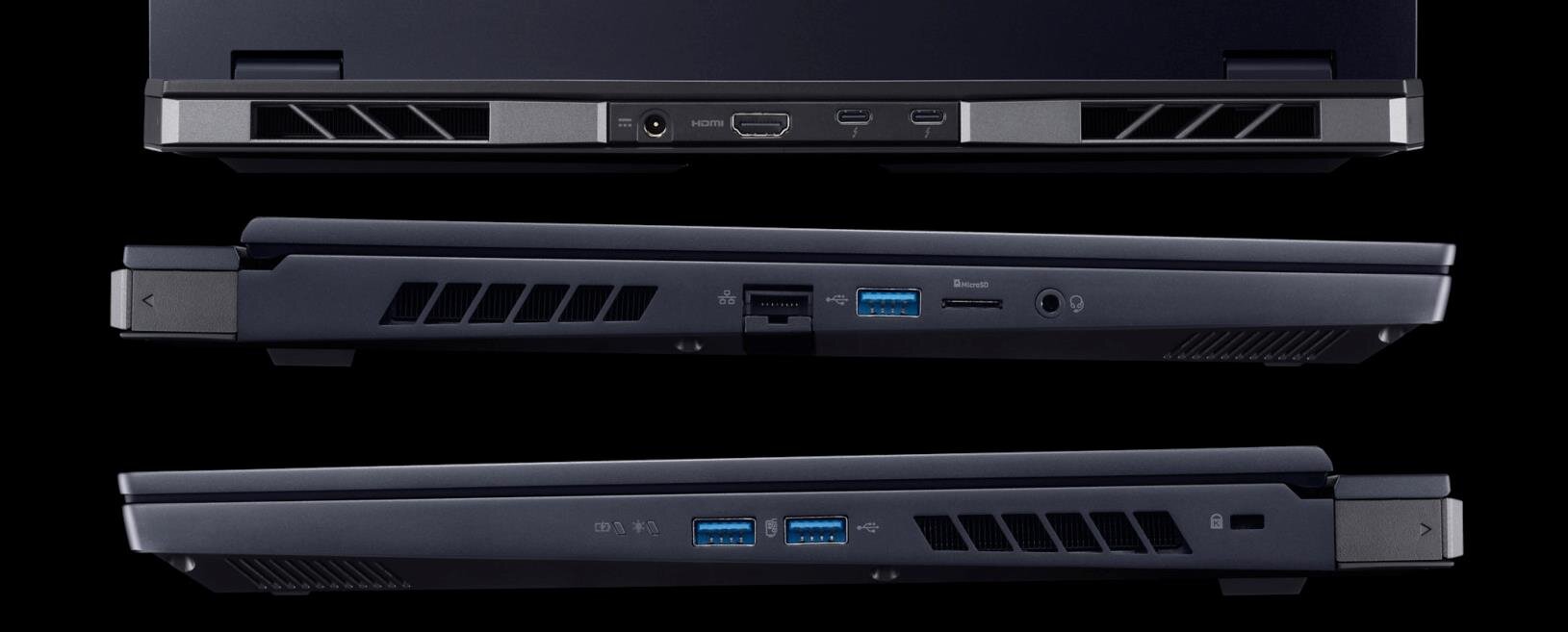 Laptop ACER Predator Helios PH16-72 - HDMI 2.1 (z HDCP) USB Type-C Thunderbolt 4