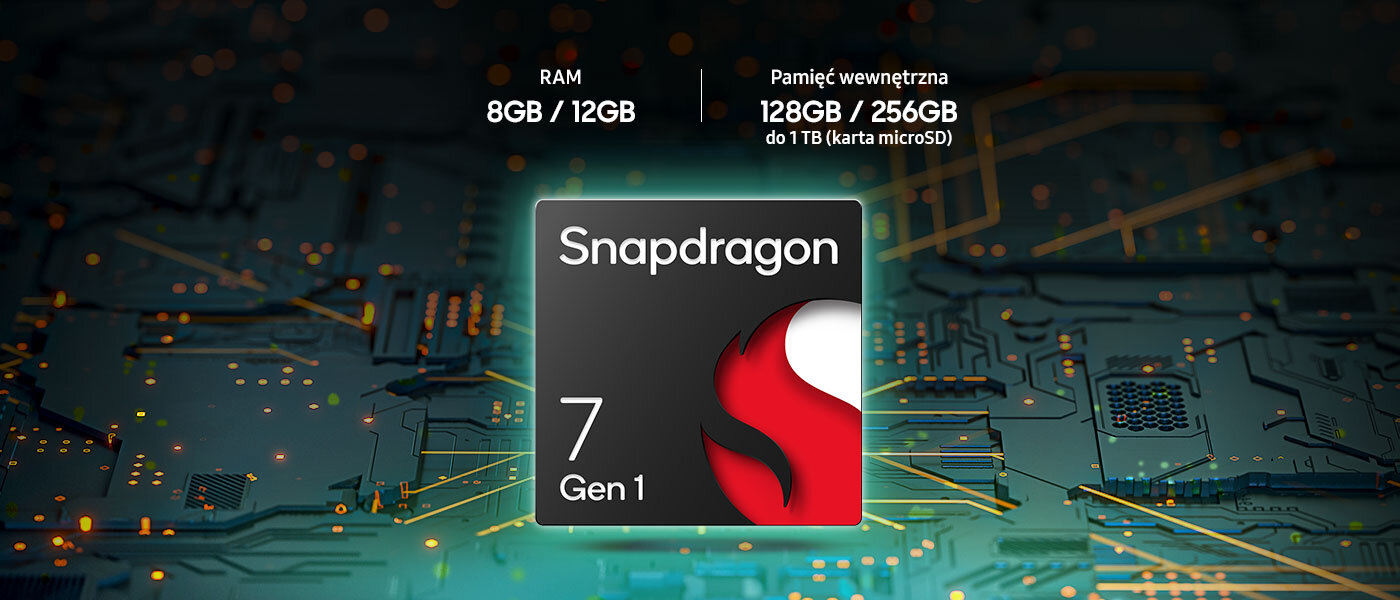 płynne działanie ośmiordzeniowego procesora Snapdragon w smartfonie Galaxy M55 5G dostępnym w Media Expert