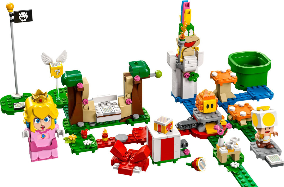 LEGO Super Mario Przygody z Peach - zestaw startowy 71403 zawartosc opakowania figurki