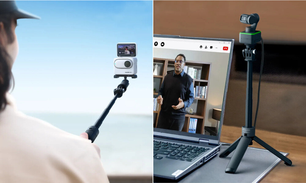 Statyw INSTA360 Mini 2w1 + Selfie-stick przeznaczenie zastosowanie wielkość waga działanie