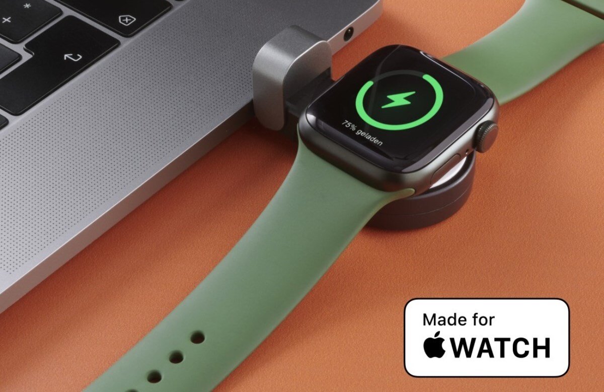 Ładowarka magnetyczna do Apple Watch z zintegrowanymi magnesami dla wydajnego ładowania Hama