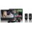 Przenośny odtwarzacz DVD LENCO DVP-1045 (dwa ekrany) Czarny