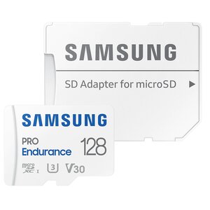 Karta pamięci SAMSUNG Pro Endurance microSDXC 128GB + Adapter