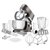 Robot kuchenny planetarny SENCOR STM 6378BK 1000W z blenderem kielichowym