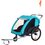 Przyczepka rowerowa PROFEX Jogger 2w1 93500 Czarno-niebieski