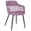 Krzesło ogrodowe MIRPOL Lucia SL-7049B Różowe