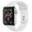 APPLE Watch 4 GPS + Cellular 40mm koperta ze stali nierdzewnej (srebrny) + pasek sportowy (biały)