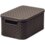 Koszyk do przechowywania z pokrywką Style Box S V2 + LID - DBR210 Ciemny brąz
