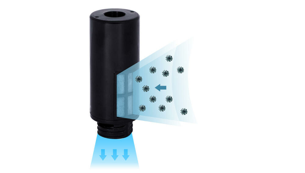 NOVEEN-UH1800 nawilżacz filtr antybakteryjny żywica jonowymienna zmiękcza wodę mgiełka czysta bez kamienia likwidacja bakterii