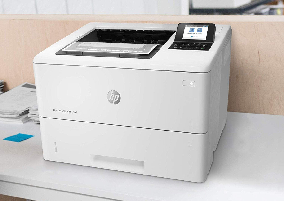Drukarka HP LaserJet Enterprise M507dn szybkość wydajność technologia druk funkcje