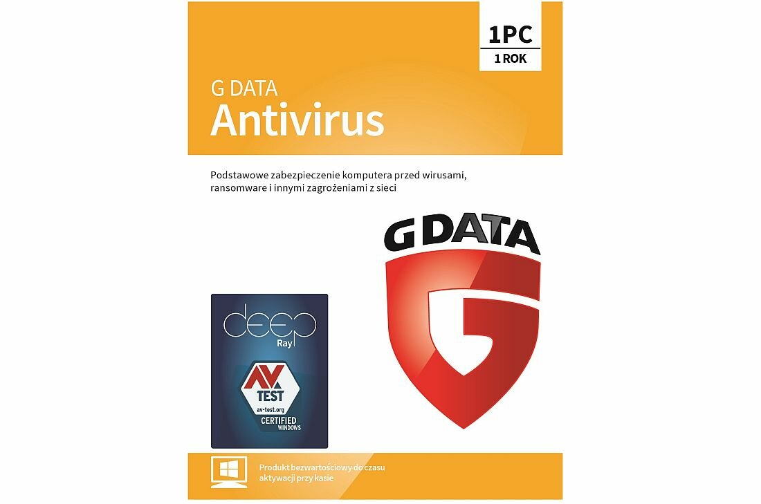 Kod aktywacyjny G DATA Antivirus 2019 - Program antywirusowy  