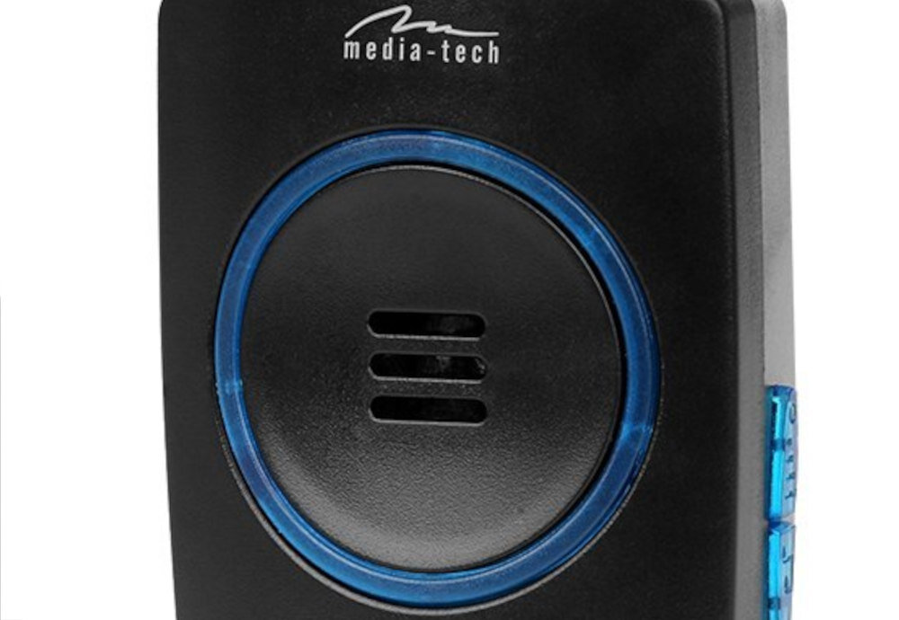 Dzwonek MEDIA-TECH Kinetic Doorbell MT5701 sygnał personalizacja dźwięk melodia