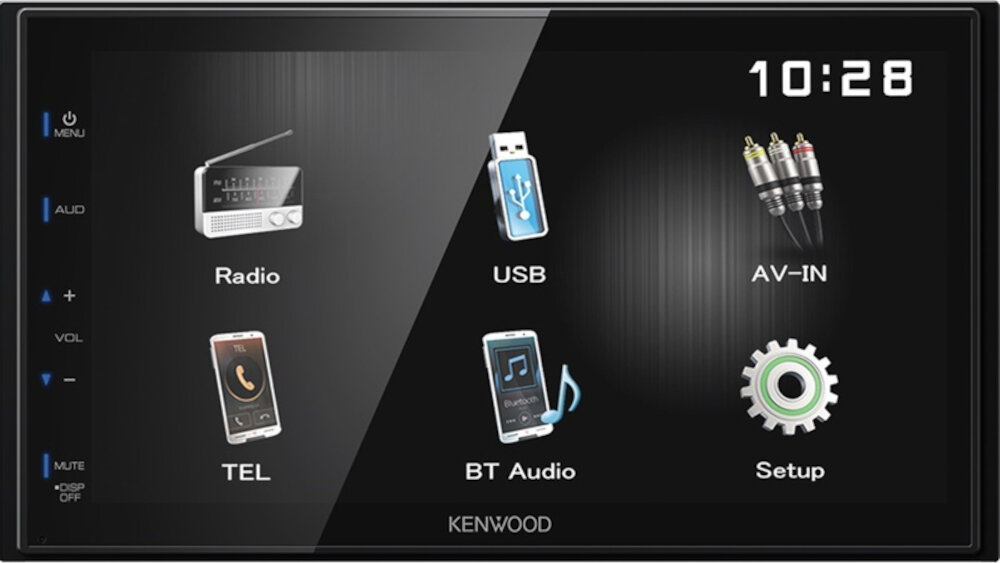 Radio samochodowe KENWOOD DMX 120 BT - wyswietlacz