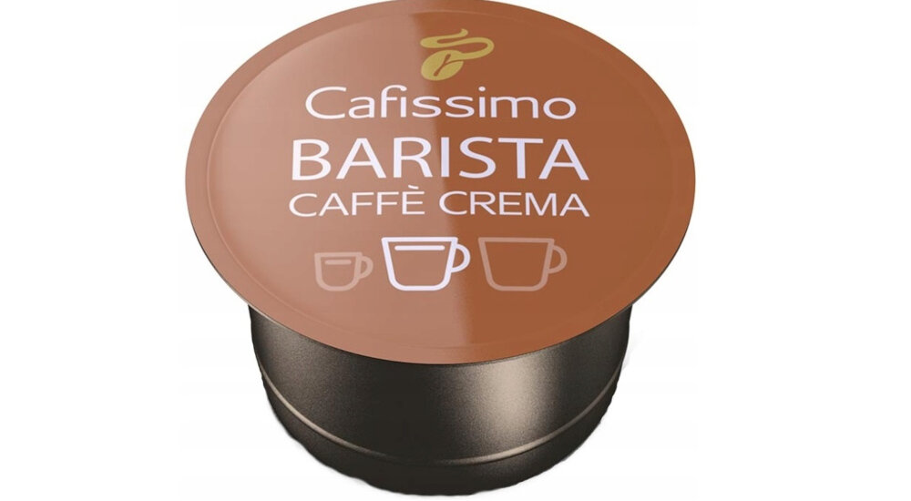Kapsulki TCHIBO Cafissimo Barista Caffe Crema szczelnie zamkniete swiezosc na dluzej