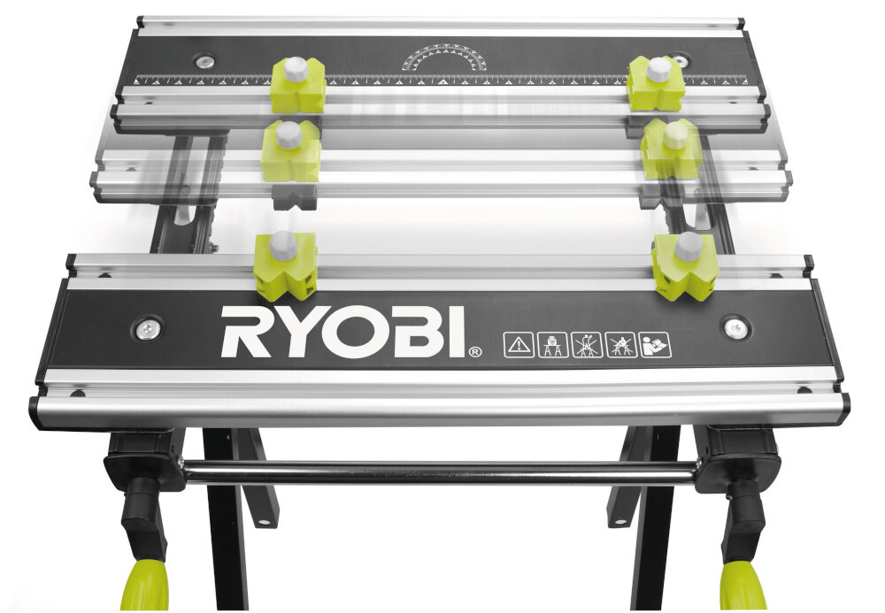 Stół RYOBI RWB03 powierzchnia robocza z wysokiej jakości stali i aluminium łatwo i szybko złożyć