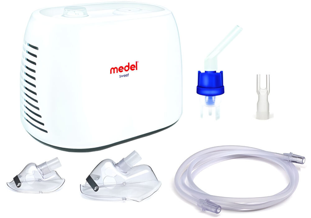 Inhalator nebulizator pneumatyczny MEDEL Sweet 0.4 ml/min elementy zestaw