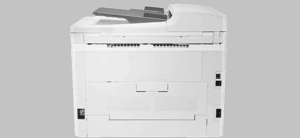 Urządzenie HP LaserJet Pro MFP M183fw drukowanie skanowanie kopiowanie tusz jakość kolor czerń zbiornik przyciski płynność oszczędność wymiary Rozdzielczość druku Szybkie wybieranie Rozjaśnianie Przyciemnianie
