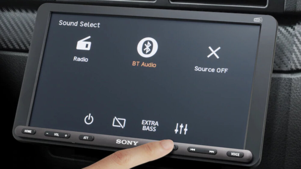 Radio samochodowe SONY XAV-AX8050D - uruchamianie z pojazdem