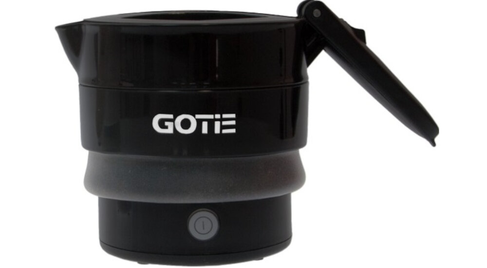 Czajnik GOTIE GCT-600C Wygoda obsługi składany uchwyt zdejmowana pokrywa