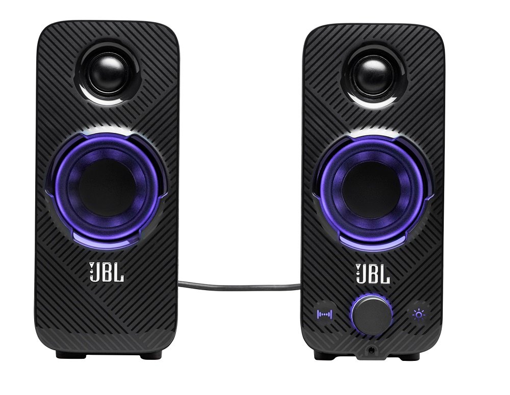 Głośniki JBL Quantum Duo neodymowe przetworniki 2,5 cala Dolby Digital