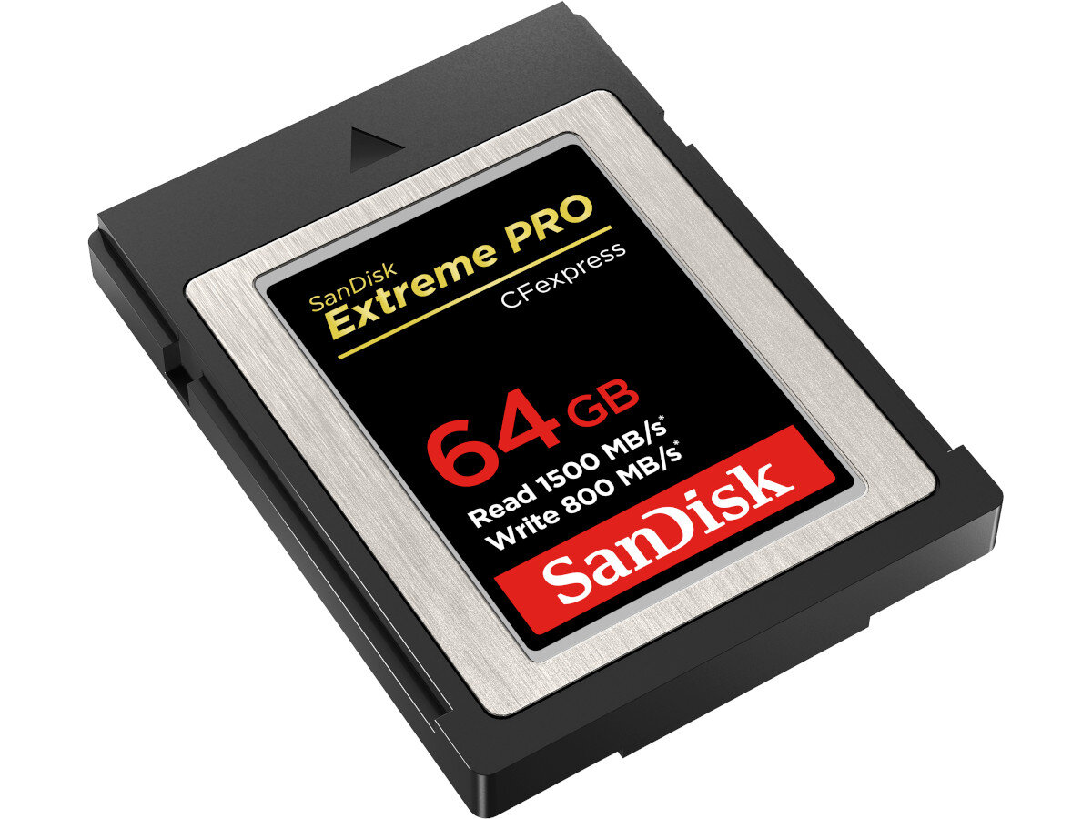 Karta pamieci SANDISK Extreme PRO CFexpress Card Type B 64GB odzyskiwanie danych
