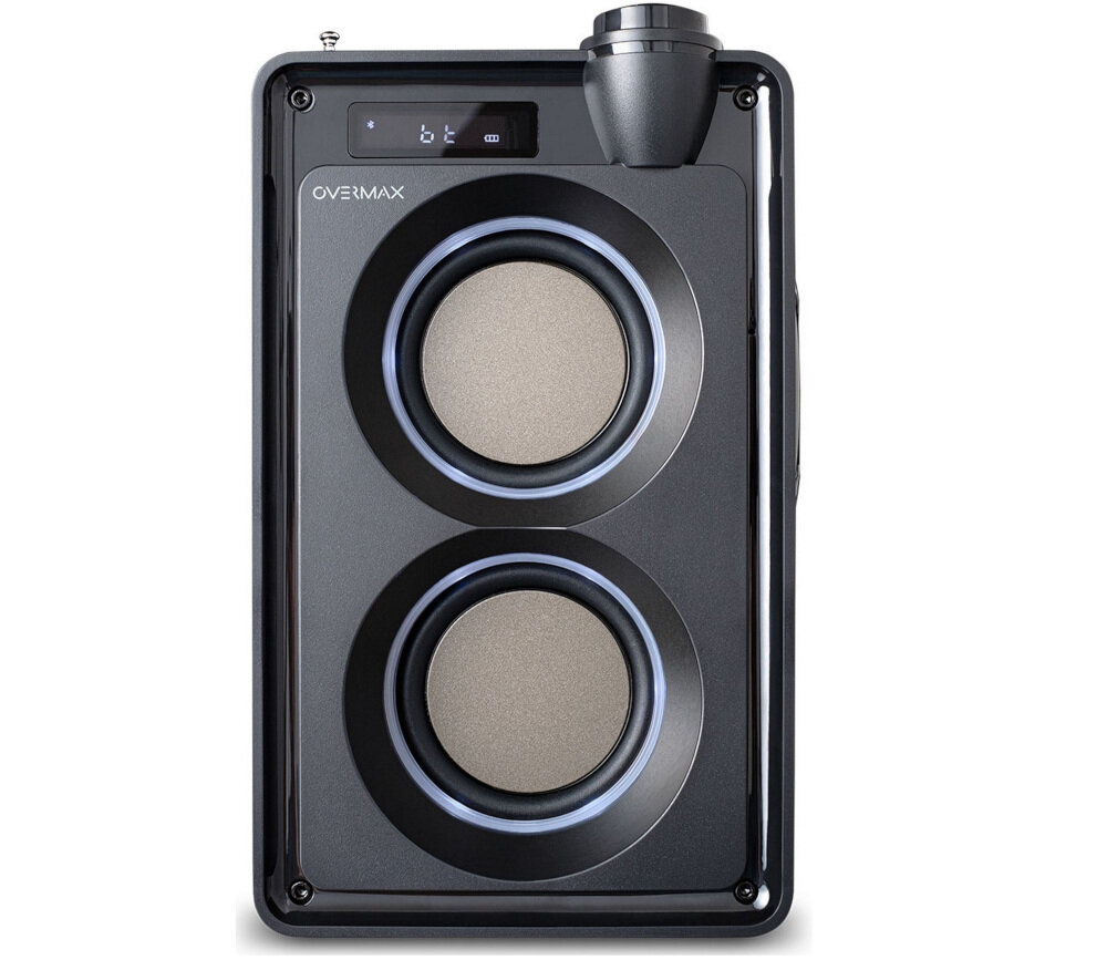 Głośnik mobilny OVERMAX Soundbeat 5.0 Czarny - Ogólny Wygląd