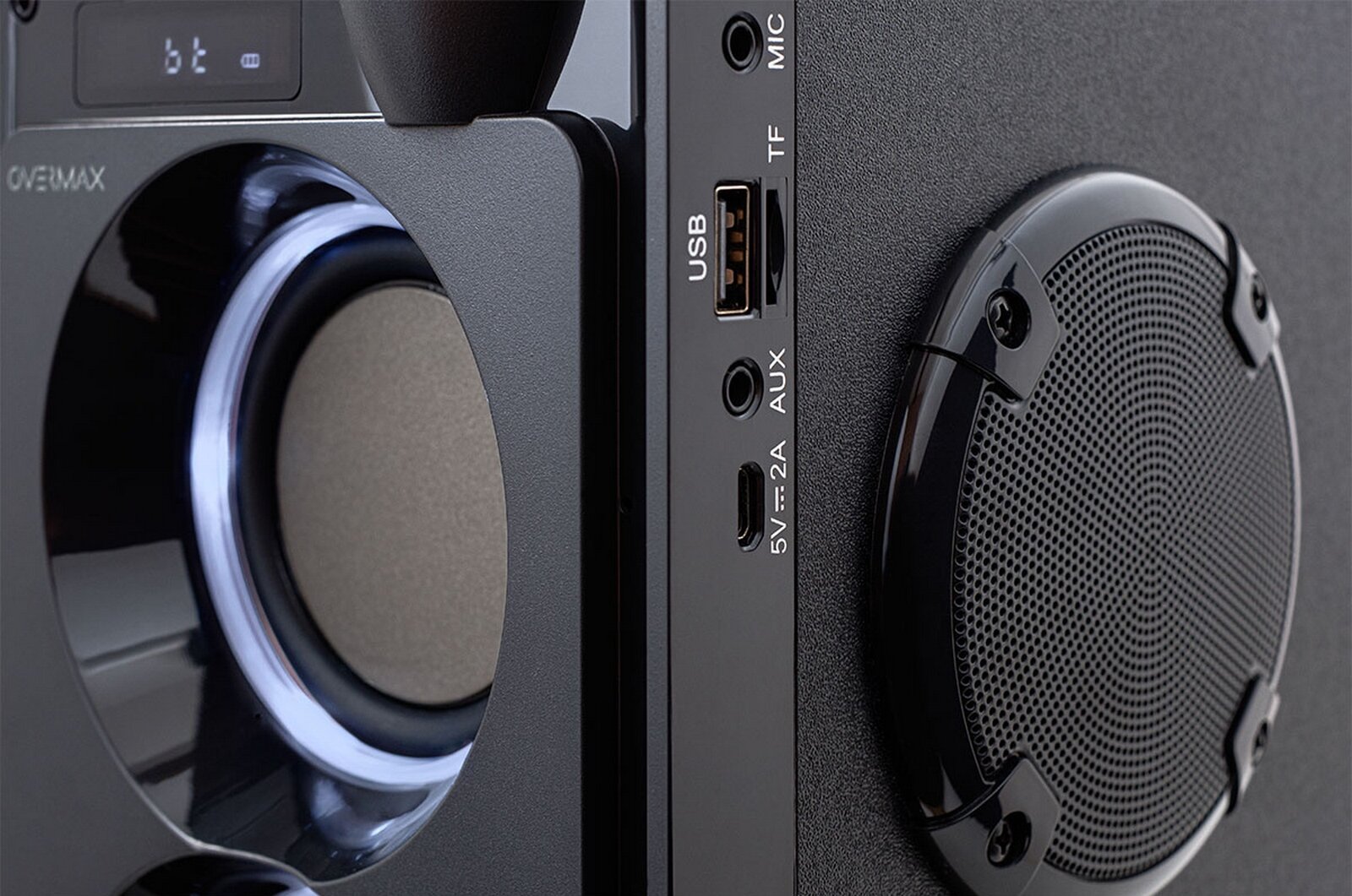 Głośnik mobilny OVERMAX Soundbeat 5.0 Czarny - Wysoka Jakość Dźwięku