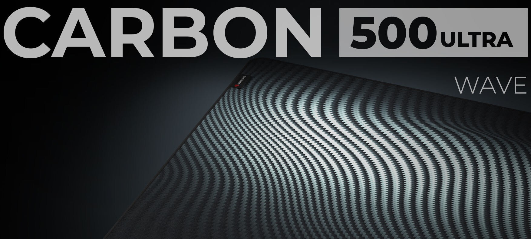 Podkładka GENESIS Carbon 500 Ultra Wave wierzchnia podkładka wysoka precyzja niski profil design trwałość wilgoć 