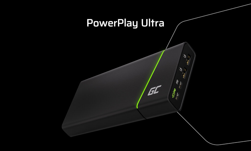 Powerbank GREEN CELL PowerPlay Ultra 26800 mAh