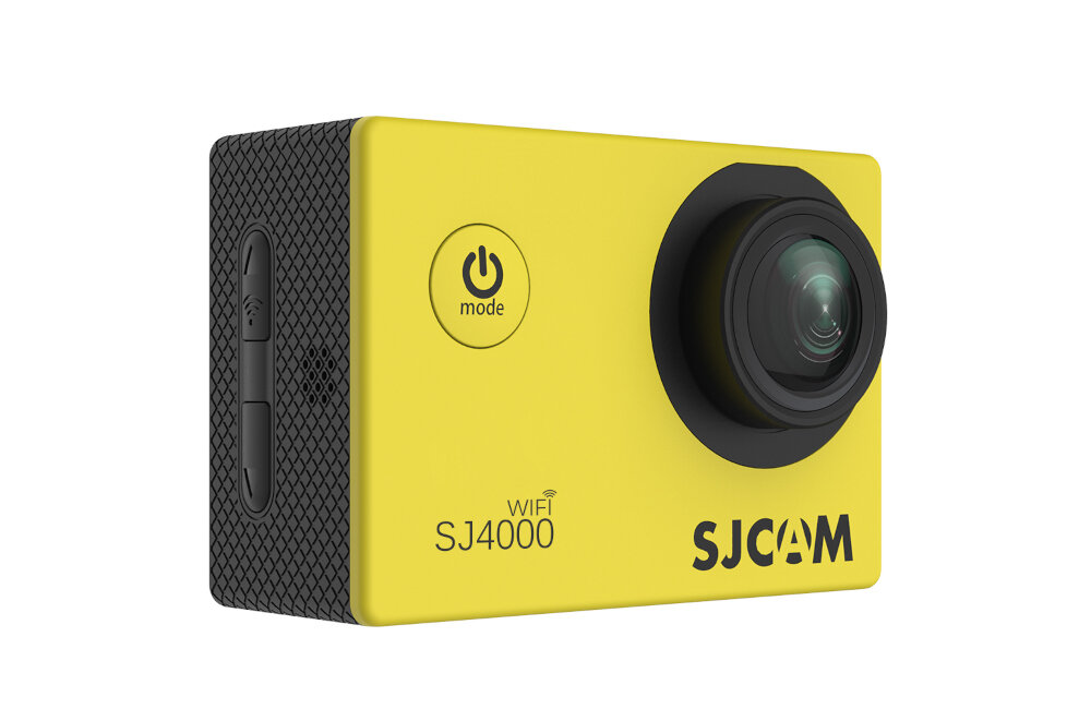Kamera sportowa SJCAM SJ4000 WiFi żółty zdjęcia odporność