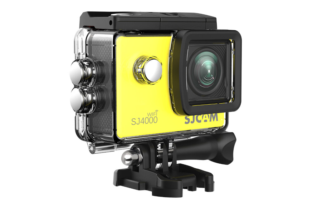 Kamera sportowa SJCAM SJ4000 WiFi żółty wielofunkcyjna