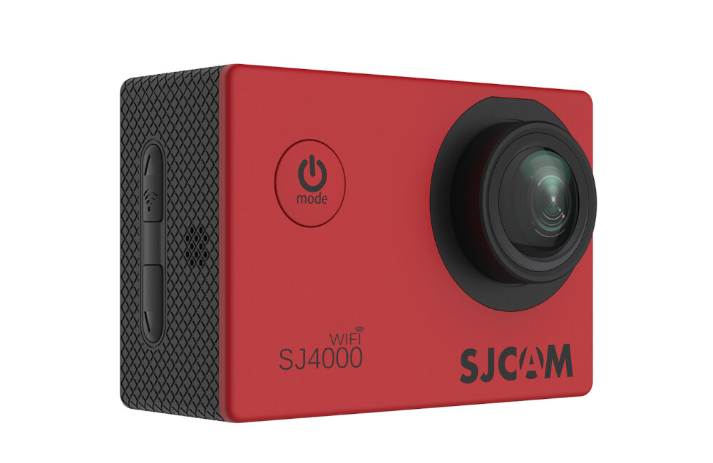 Kamera sportowa SJCAM SJ4000 WiFi czerwony zdjęcia odporność