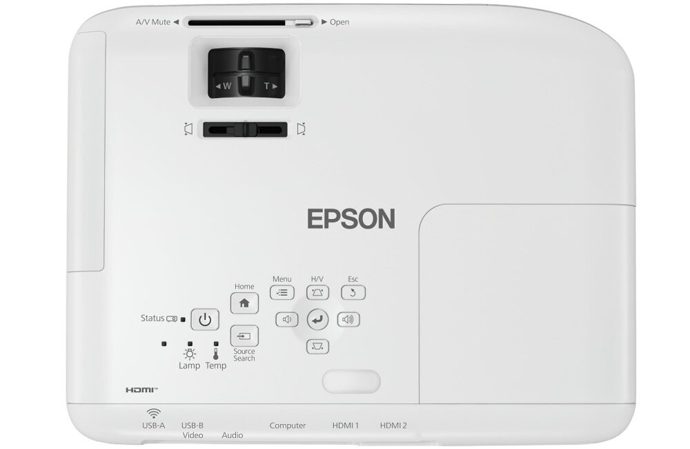 Projektor EPSON EB-FH06 złącza wejścia obraz lampa żywotność 