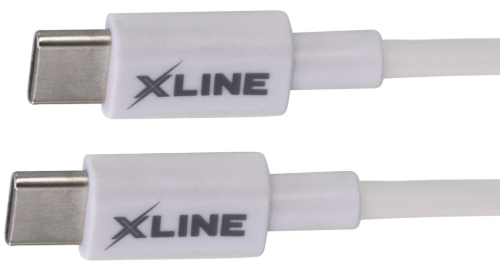 Kabel USB Typ C - USB Typ C XLINE 60W 1 m Czarny transmisja