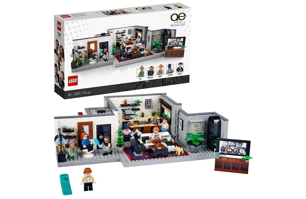 LEGO Creator Queer Eye Mieszkanie Fab Five 10291 Wysoka jakość i bezpieczeństwo