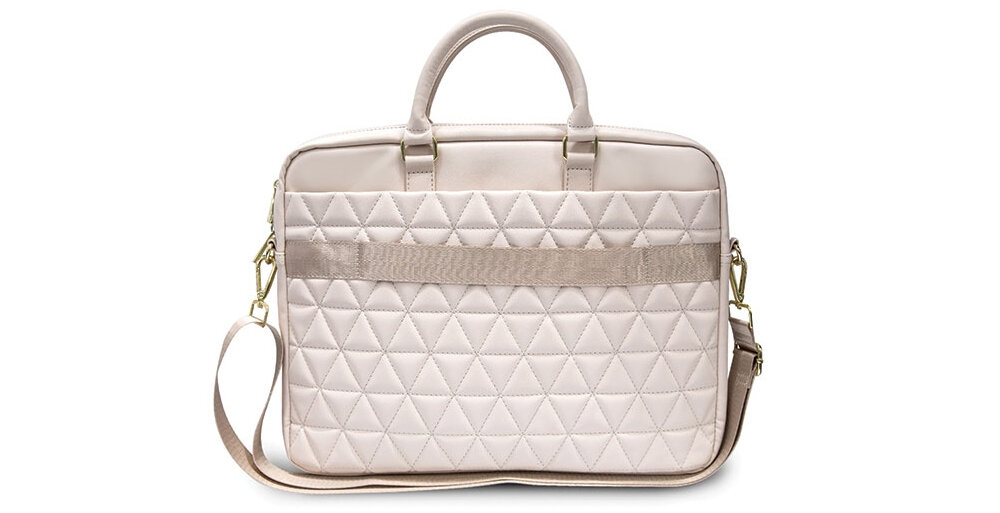 Torba na laptopa GUESS Quilted Computer Bag 16 cali design styl laptop przechowywanie transport