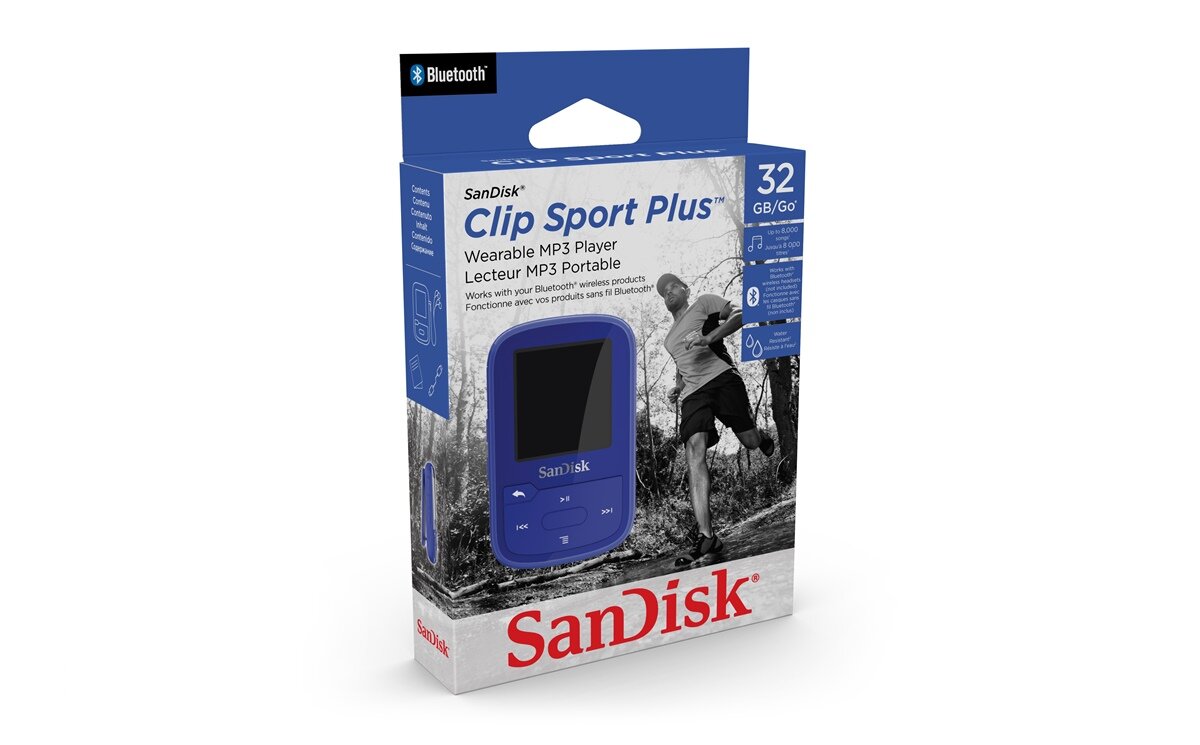 zdjęcie odtwarzacz MP3 sandisk Clip Sport Plus