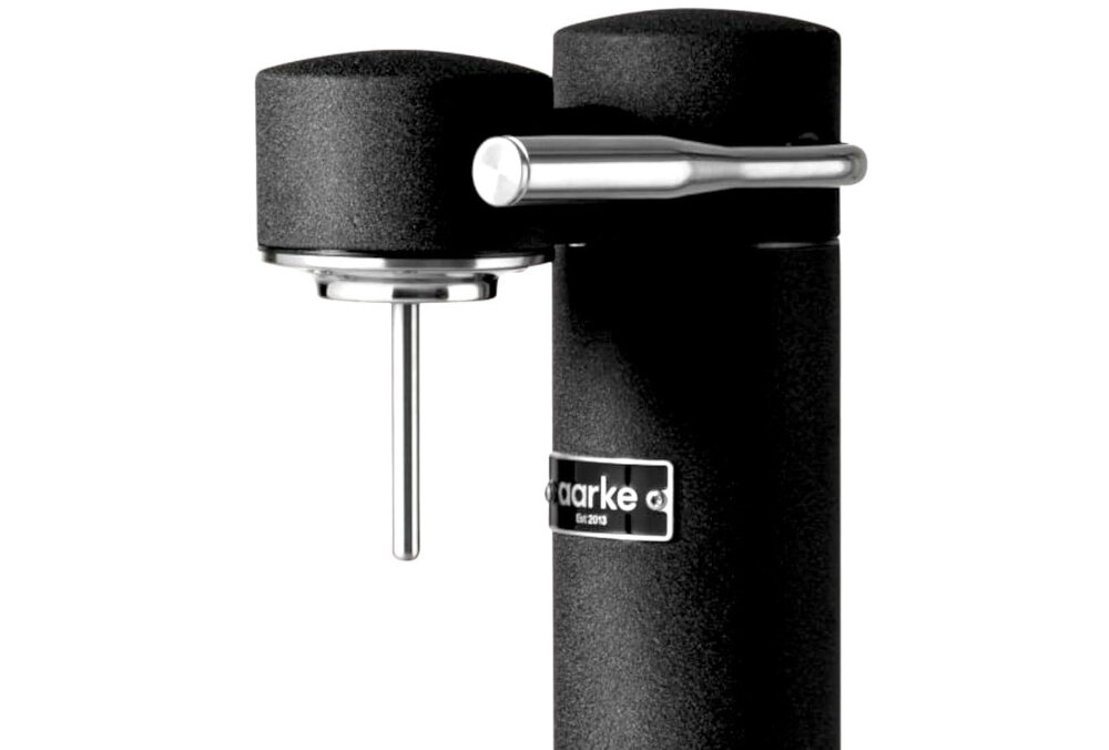 Saturator AARKE Carbonator 3 AAC3  Czarny regulowany przez amortyzator obrotowy precyzyjna dysza ze stali nierdzewnej