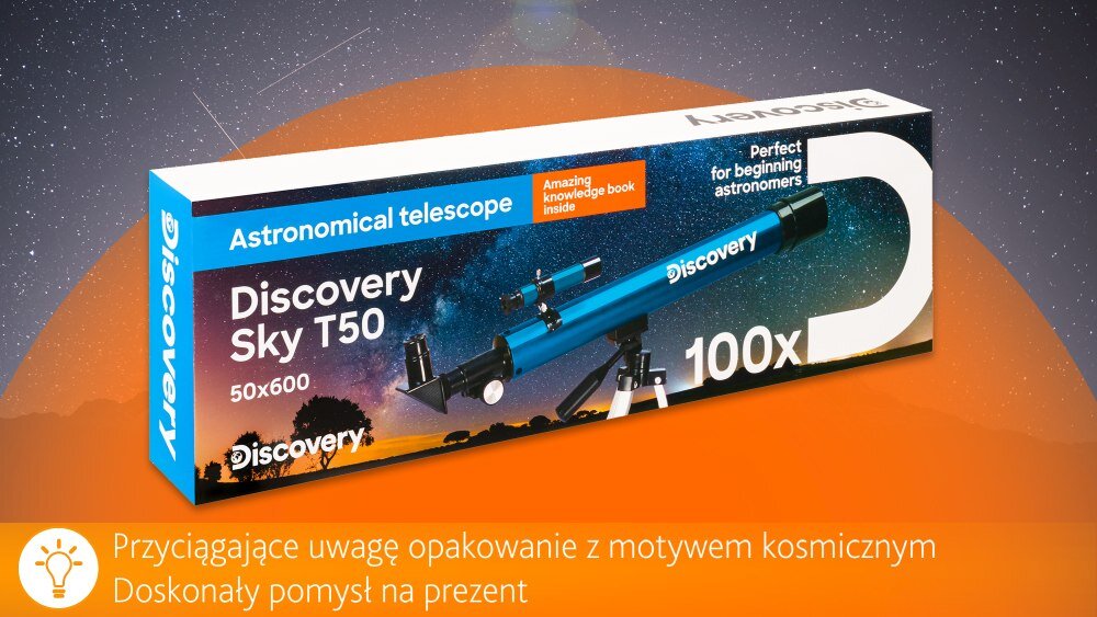 Teleskop DISCOVERY Sky T50 z książką
