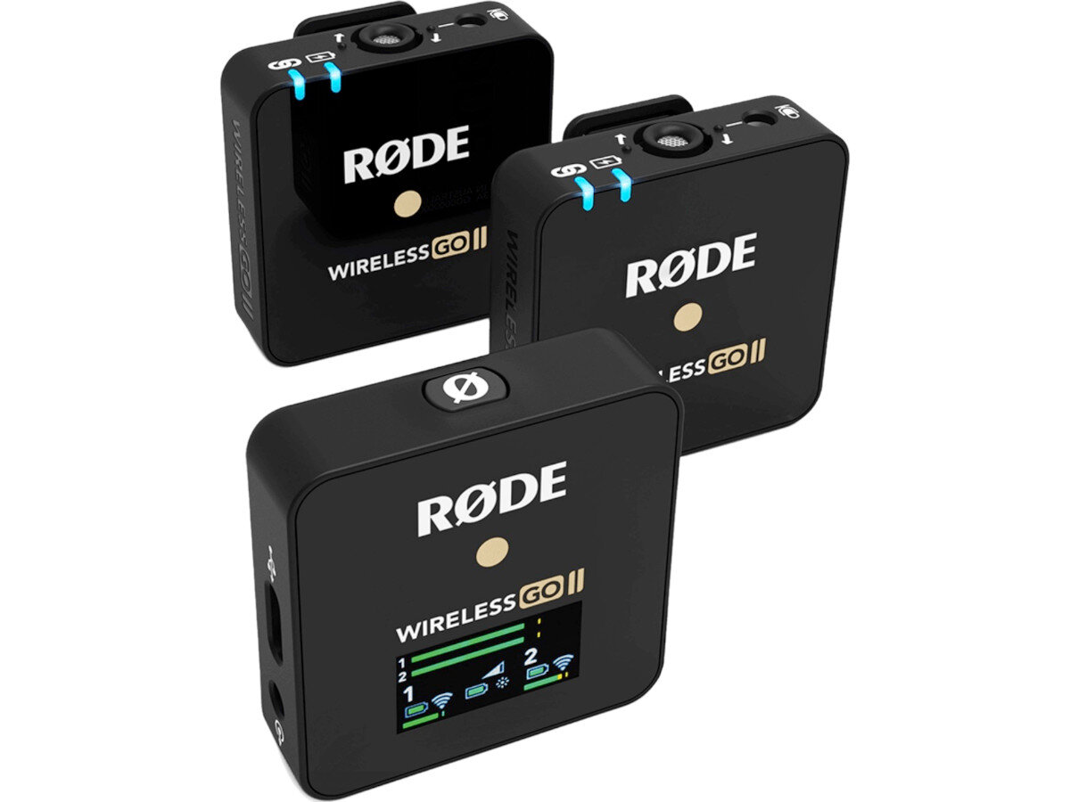 Mikrofon RODE Wireless GO II wbudowane baterie litowo-jonowe