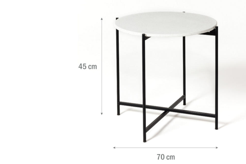 MEVEN stolik kawowy kompaktowość lekkość rozmiary